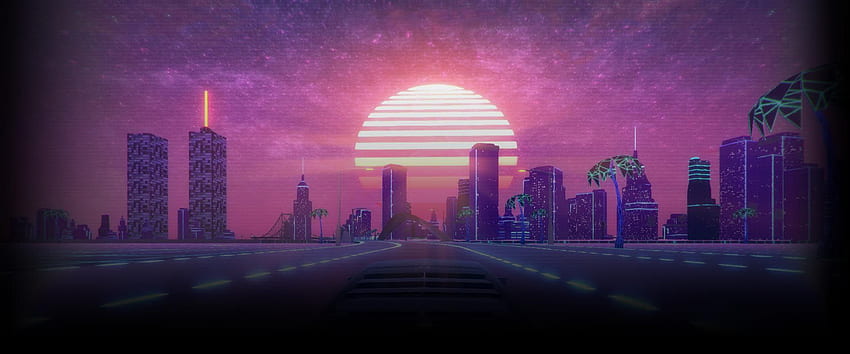 Steam Community - Guide - Purple Steam Background, Purple Cityscape HD wallpaper