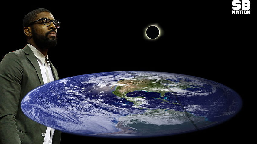 How would Kyrie Irving explain the eclipse if he really believes, Flat Earth HD wallpaper