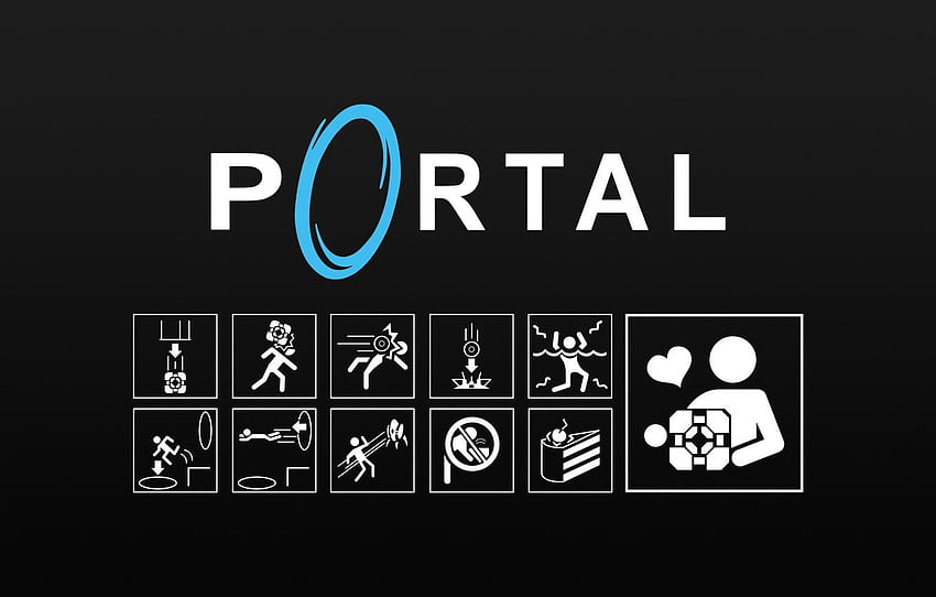 Game, Portal, The Cube Companion for , bölüm игры HD duvar kağıdı
