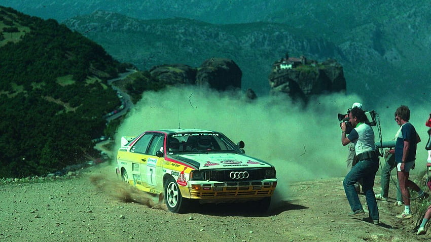 Audi quattro Rallye A2 Gruppo B del 1984, campione del mondo rally Sfondo HD