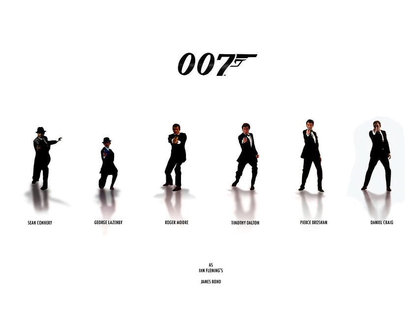 Ewolucja 007 /. James Bond, filmy o Jamesie Bondzie, plakaty filmowe o Jamesie Bondzie, Sean Connery James Bond Tapeta HD