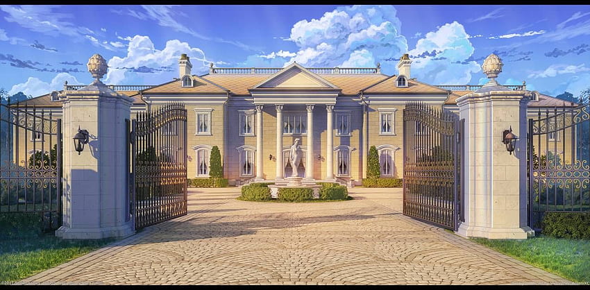 Ellie Mansion, Anime-Villa HD-Hintergrundbild