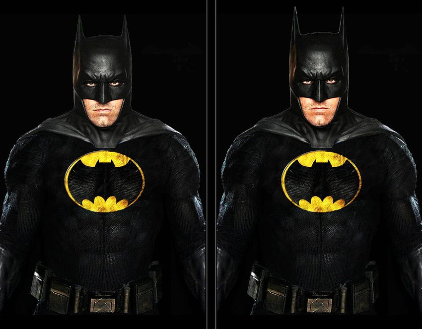 Batman (Ben Affleck) czarny kostium Batmana, kostium Batmana Bena Afflecka Tapeta HD