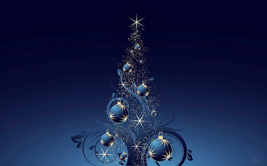 3D Christmas Tree With Balls Cute, Xmas Tree HD wallpaper | Pxfuel