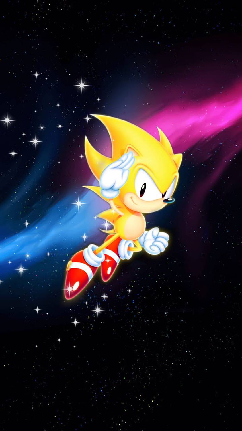 PhotoEdit Super Sonic Phone Wallpaper by JackTheKnight on DeviantArt