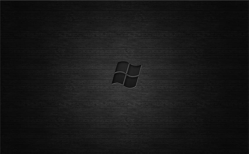 Black Windows Background, Dark Windows 7 HD wallpaper