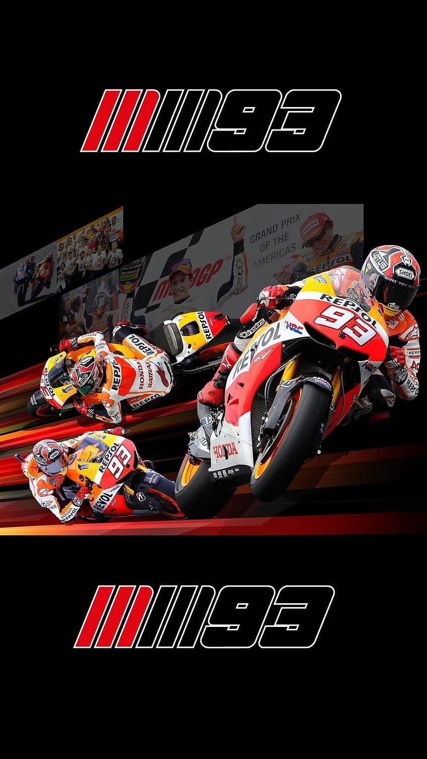 I did something today! MM93 for all you Marquez fans out, MotoGP HD phone  wallpaper | Pxfuel