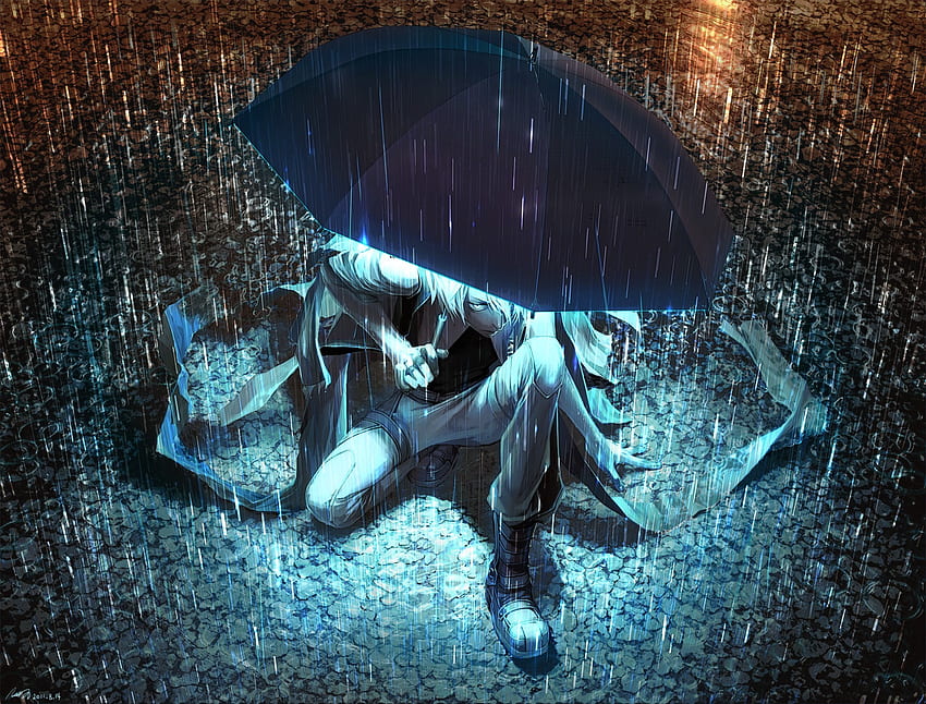 Paraguas Anime Rain · obra de arte de anime makoto shinkai el jardín de las palabras fondo de pantalla
