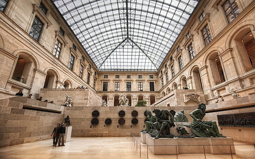 Interior del Louvre, Museo del Louvre fondo de pantalla