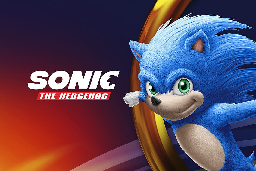 Sonic il riccio, Sonic il logo del riccio Sfondo HD