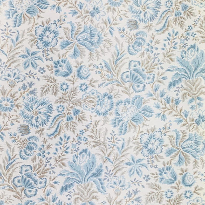 Vintage - Sklep internetowy. Vintage niebieski kwiatowy Tapeta na telefon HD