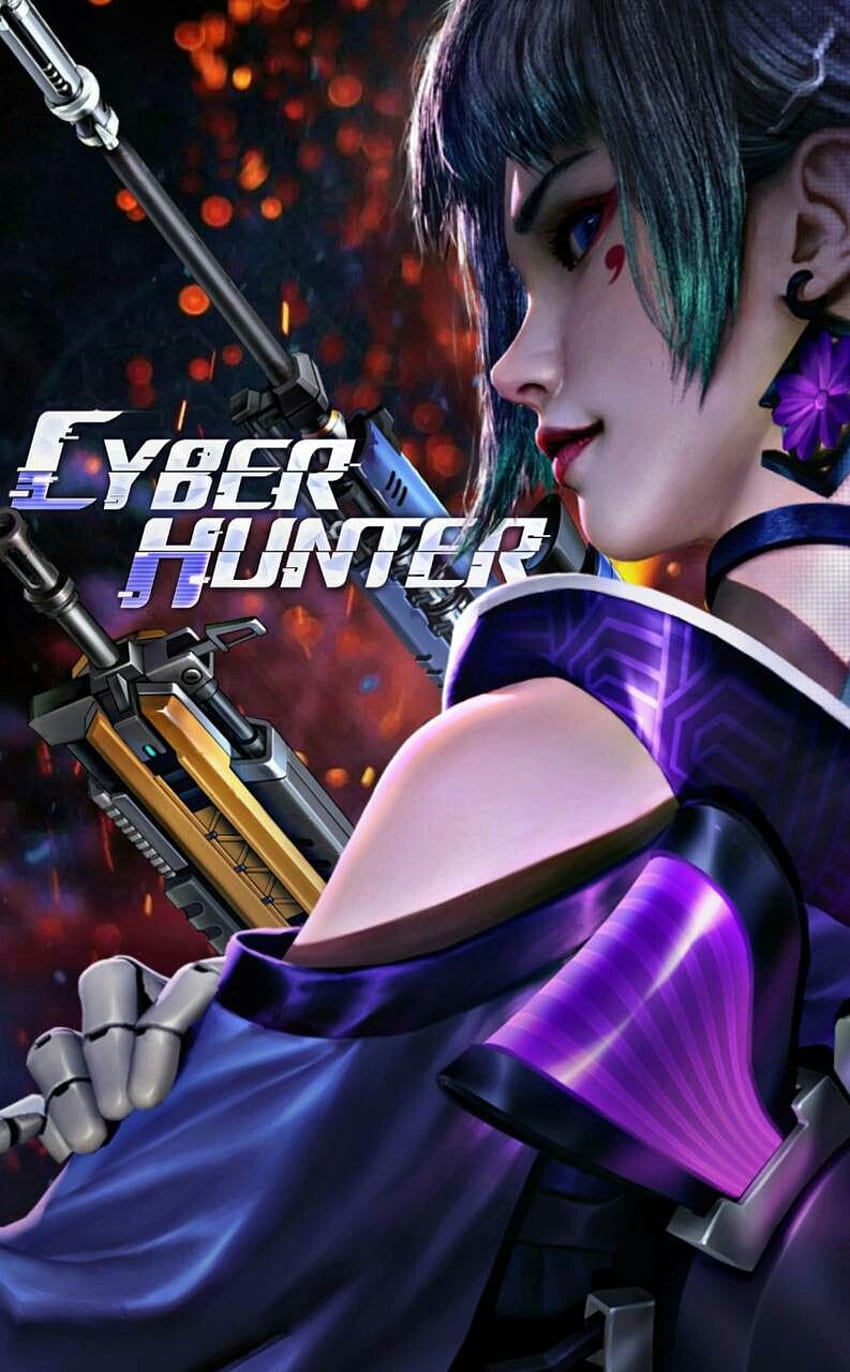 Cyber ​​Hunter'daki Ghost Tr7'yi pinleyin. animasyon HD telefon duvar kağıdı