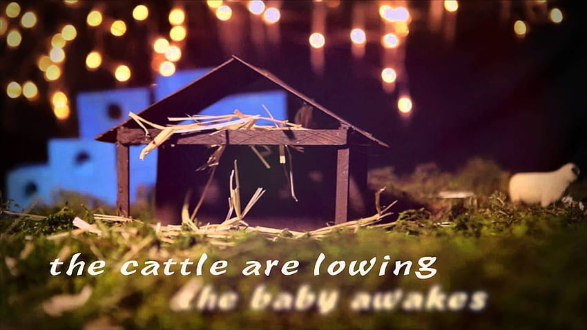 Away In A Manger, Christmas Manger HD wallpaper