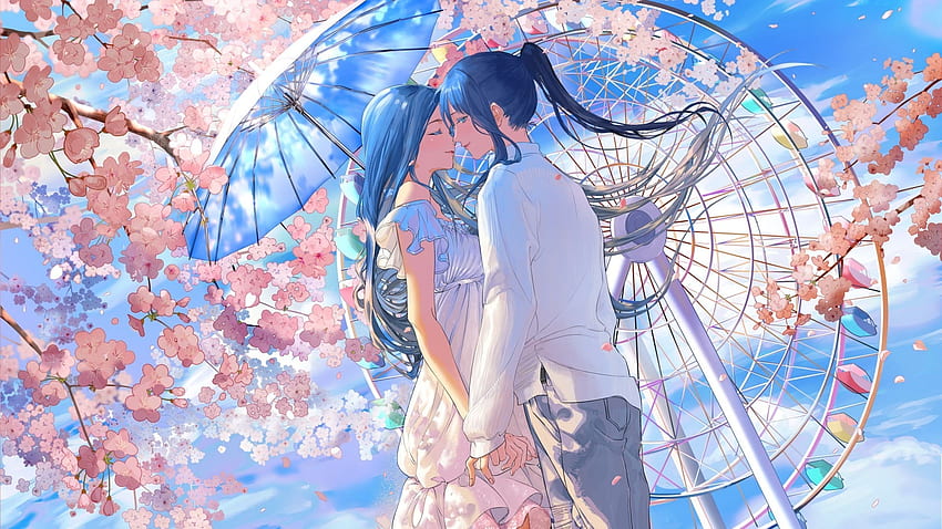 Anime Love - Top 35 najlepszych anime Love Background, Anime Love Couple Tapeta HD