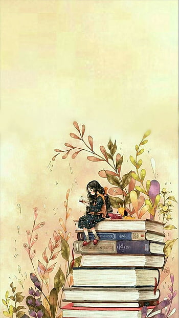 Literature Fan Beautiful Girl Book Girl Stock Vector (Royalty Free)  1646853445 | Shutterstock