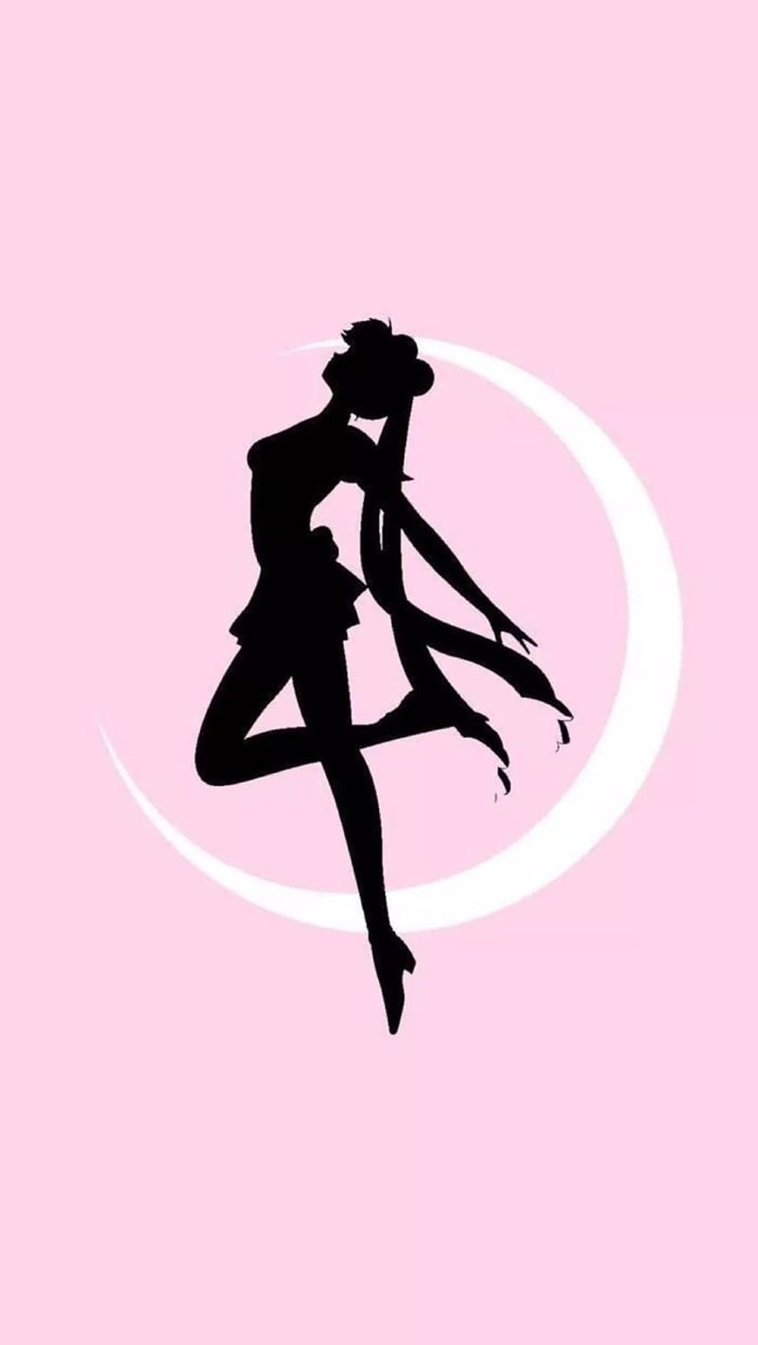 Sailor Moon Silhouette, Sailor Moon Minimalist HD phone wallpaper | Pxfuel