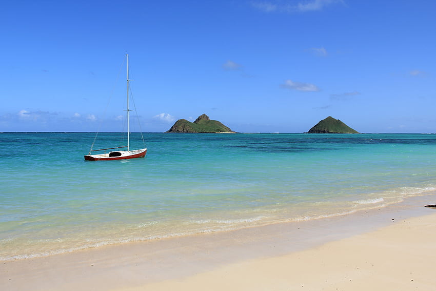 Natur, Strand, Boot, Tropen HD-Hintergrundbild