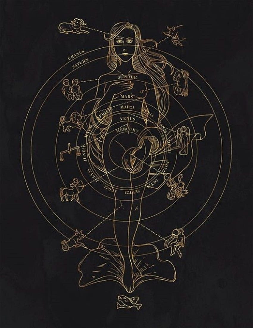 Astrology Female Libra. Astrology art, Occult art, Wicca Aesthetic HD phone wallpaper