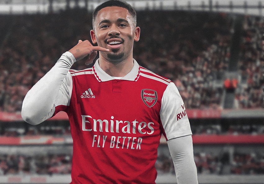 Arsenal fans get first look of Gabriel Jesus becoming a gunner - Arsenal True Fans HD wallpaper