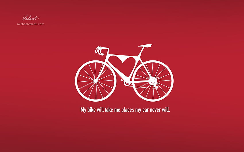Kolarstwo . Jazda na rowerze, jazda na rowerze i zdrowie na rowerze, czerwony rower Tapeta HD