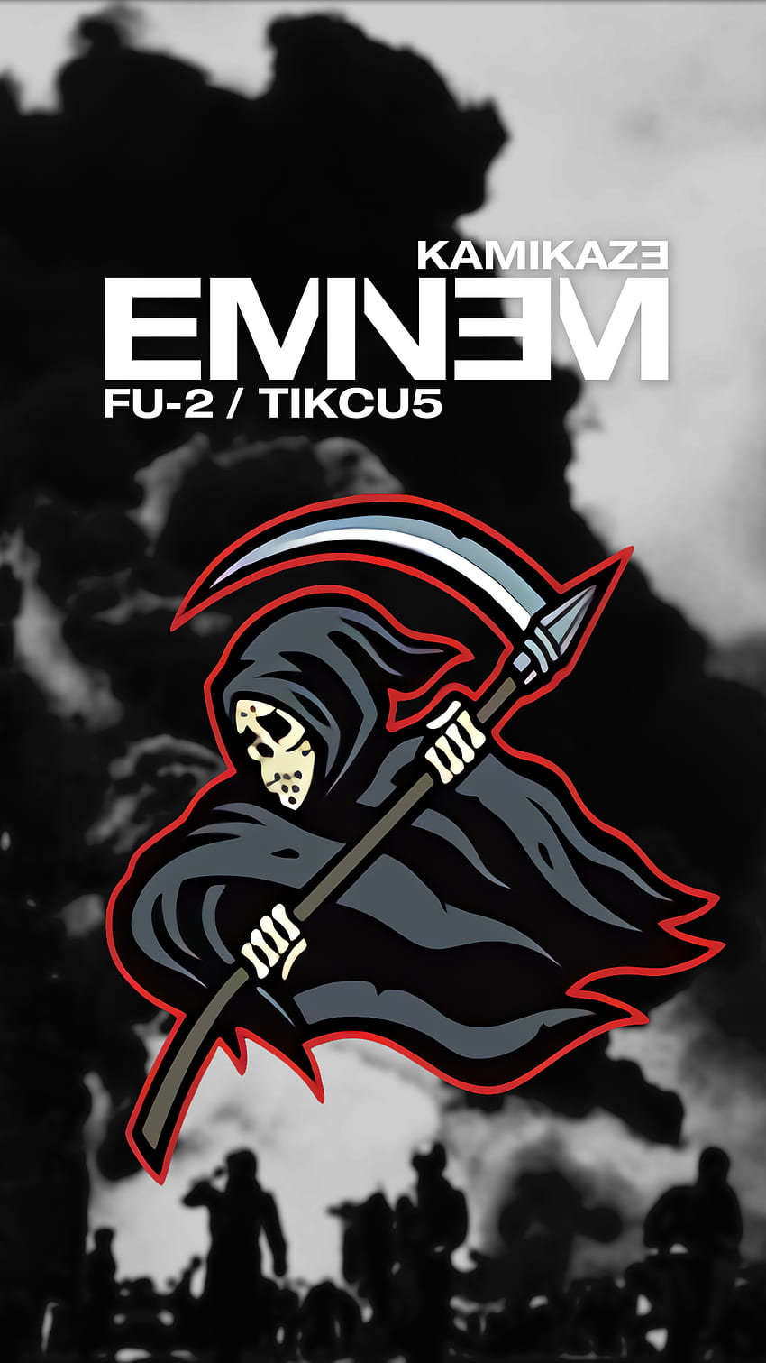Eminem Kamikaze iPhone, Eminem Album Cover HD phone wallpaper