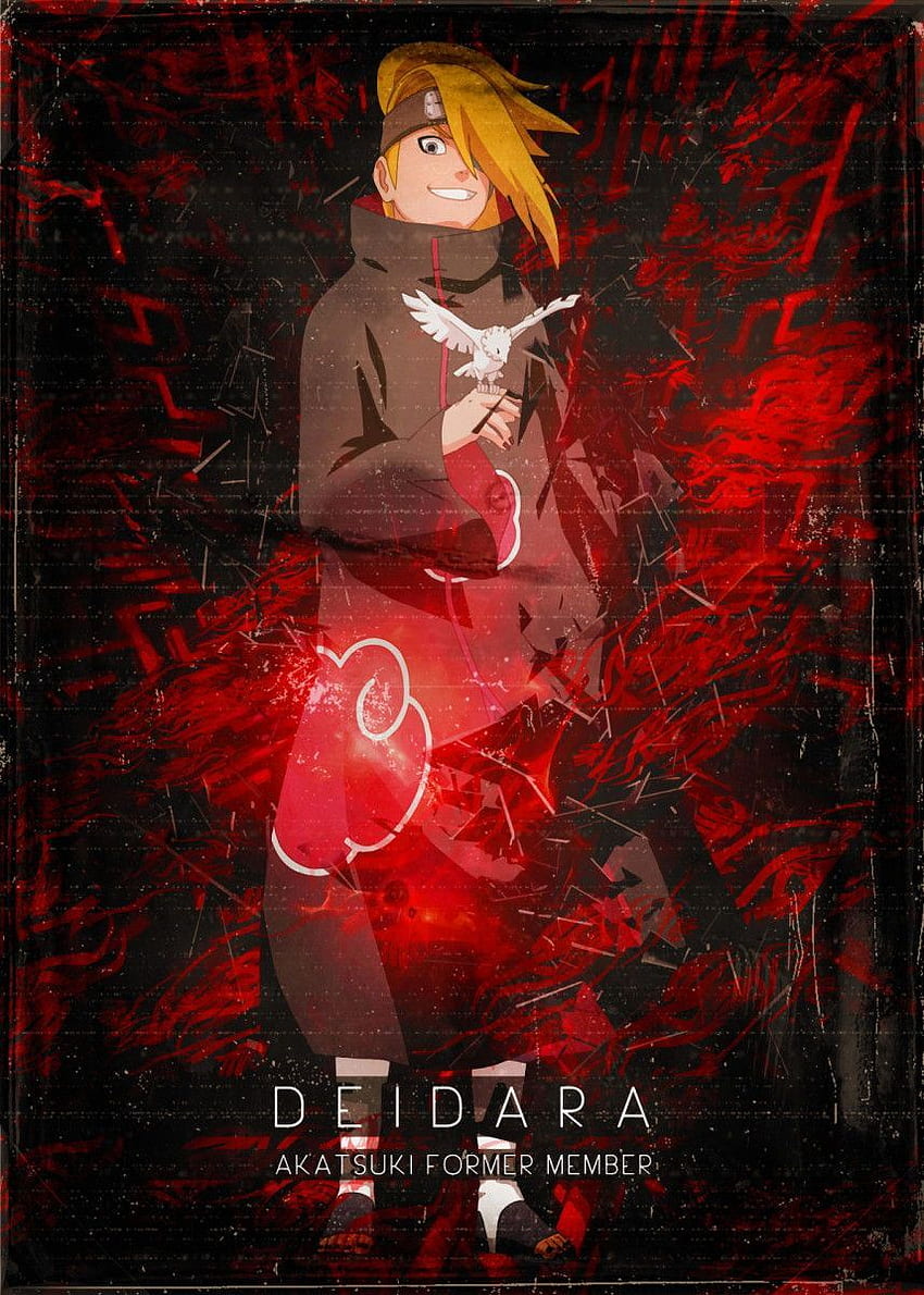 Akatsuki Deidara Anime & Manga Poster Print. metal posters. Arte HD phone wallpaper