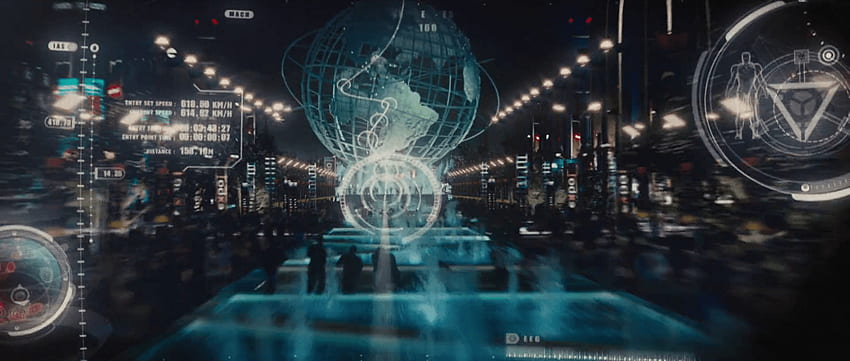 Iron Man HUD: 1st Person View. Sci Fi Interfaces HD wallpaper