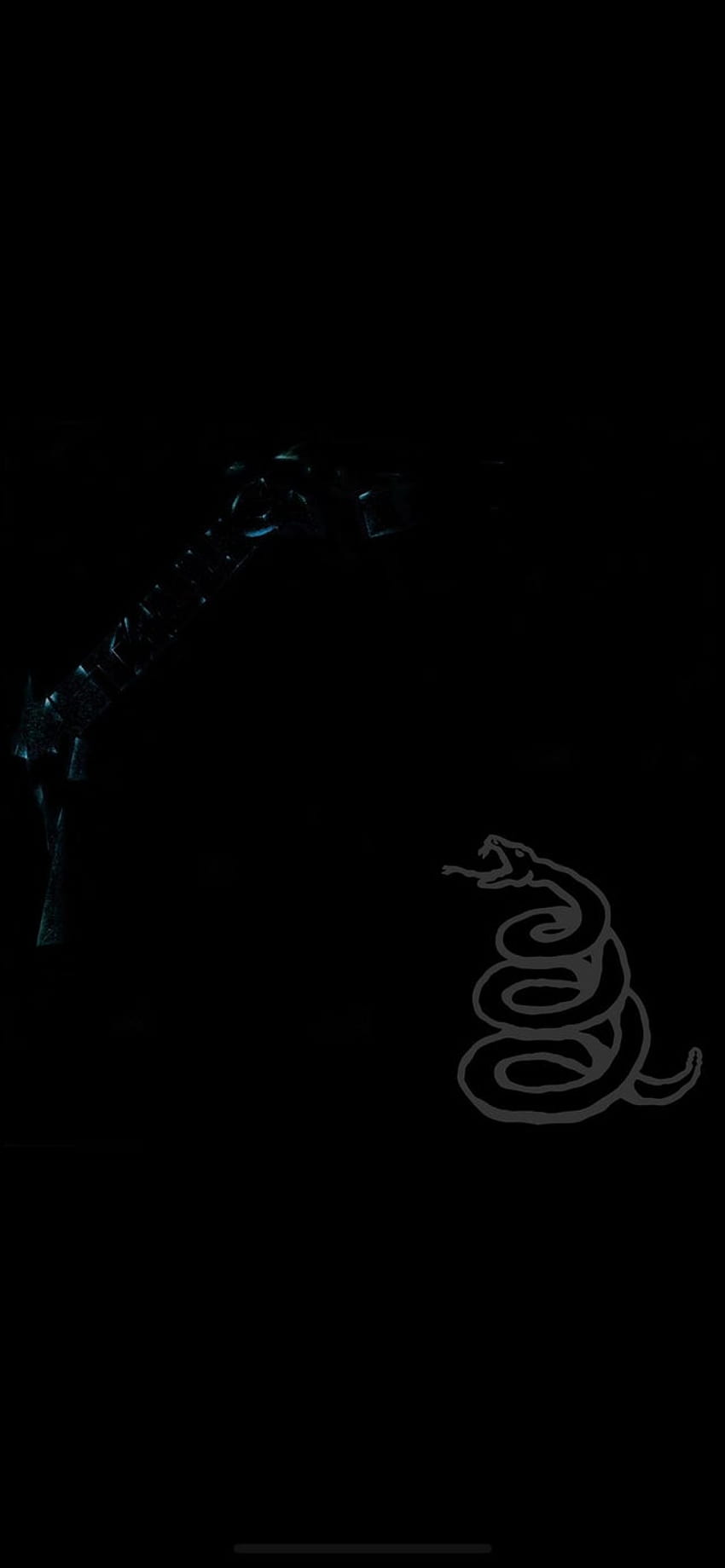 Kara Albüm . Karanlık Modda harika görünüyor :): Metallica HD telefon duvar kağıdı