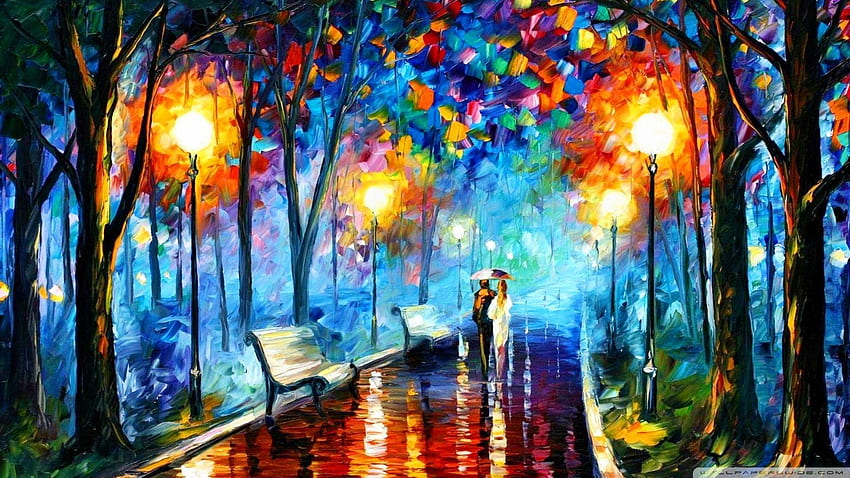 Canvas Painting , Oil Painting HD wallpaper