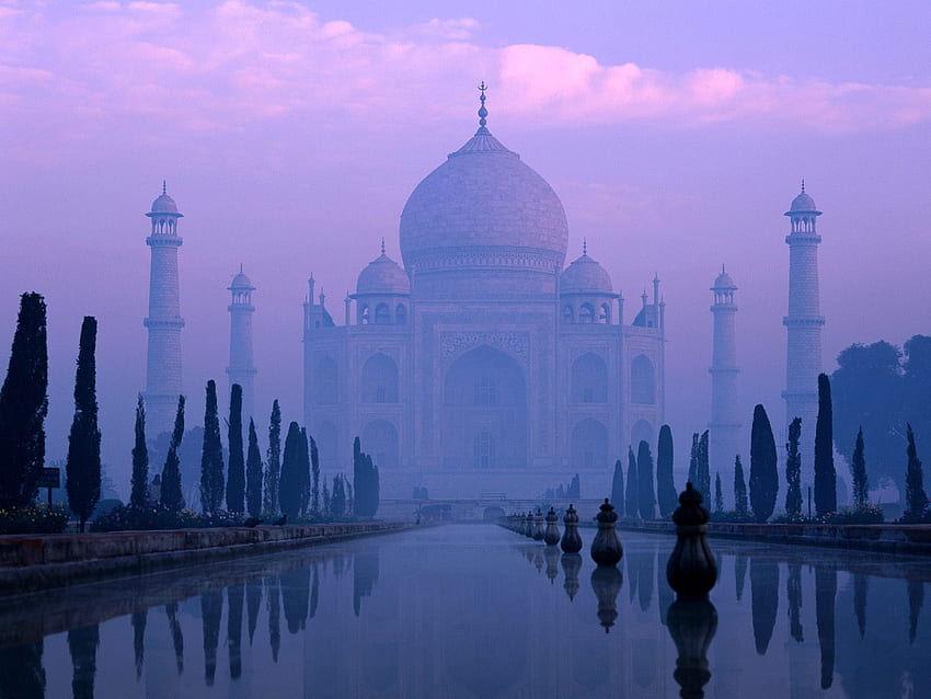 Taj Mahal - India, Bangunan, India, Taj Mahal, Asia Wallpaper HD