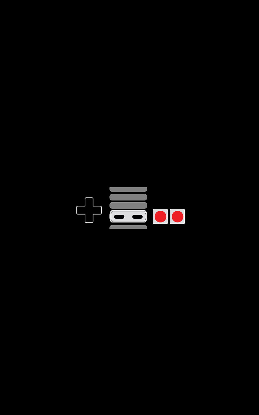 Nintendo Video Games Video Game Art Retro Games Minimalism Simple Background Black Background Black - Resolution:, Minimalist Vertical วอลล์เปเปอร์โทรศัพท์ HD