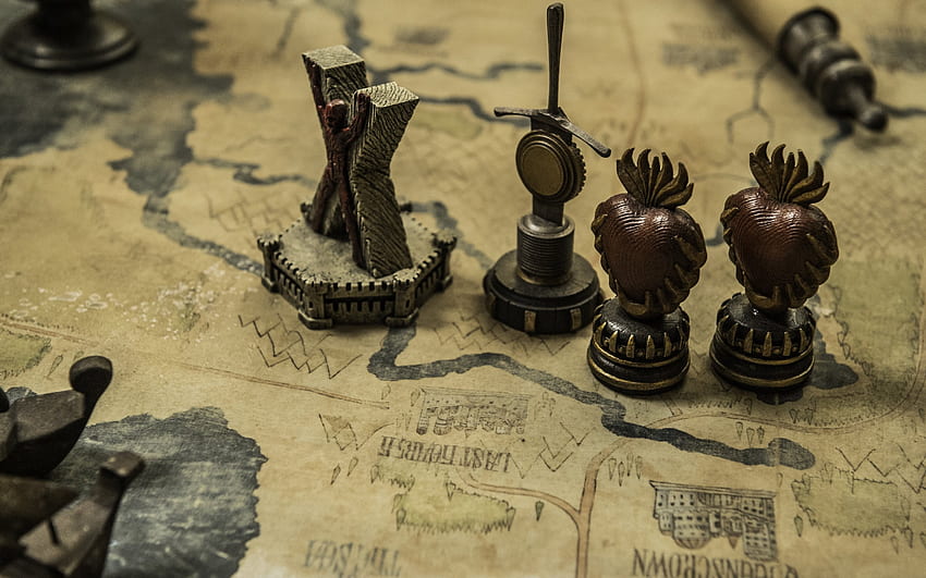 Game Of Thrones, Map, Desk, Tv Series HD wallpaper