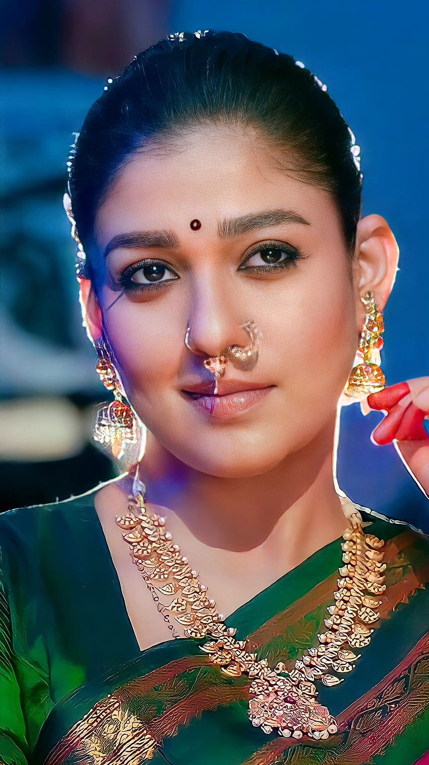 Наянтара, тамилска актриса HD тапет за телефон