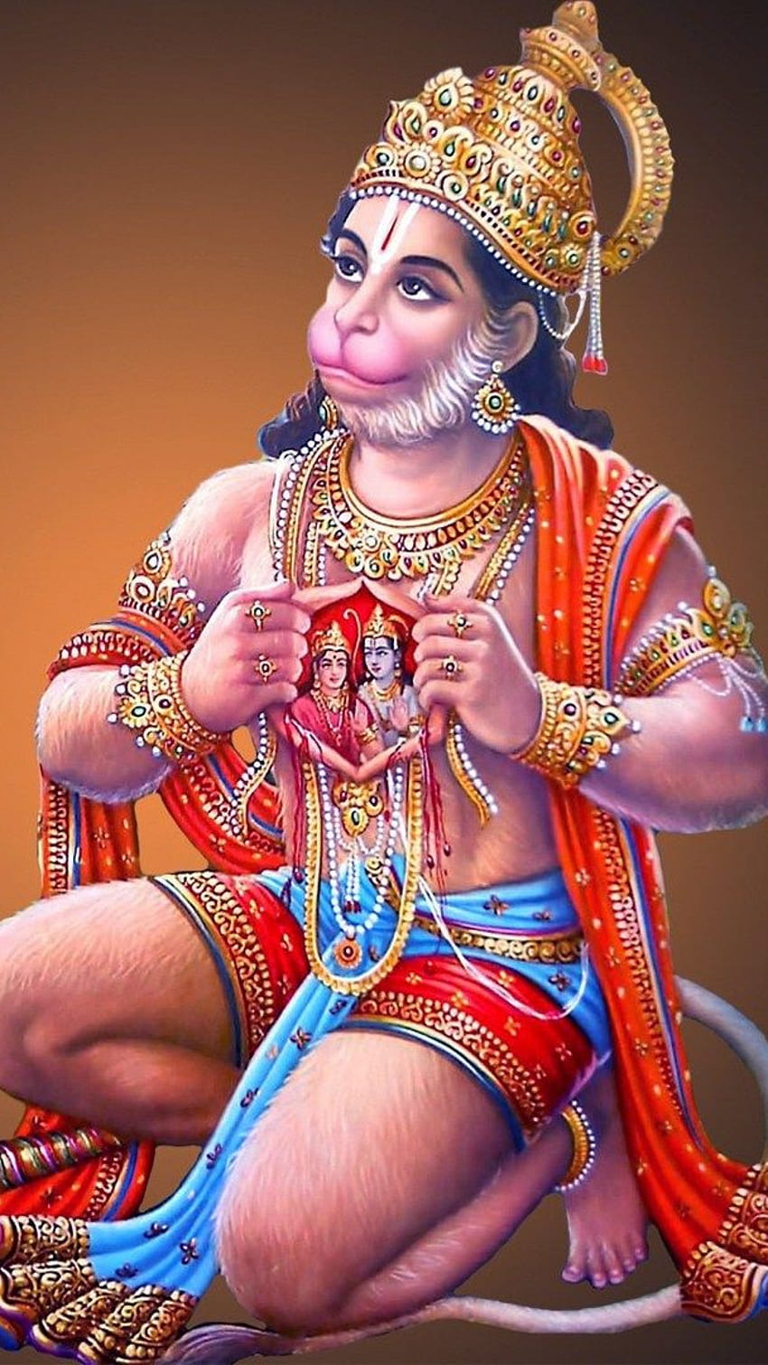 Hanuman baran, panie Tapeta na telefon HD