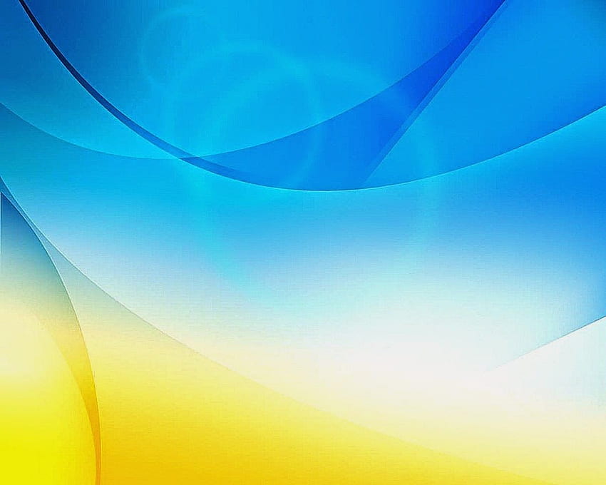 Kuning Biru dan Latar Belakang, Kuning dan Putih Wallpaper HD