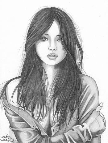 Cute Girls Sketch Wallpapers - Wallpaper Cave-tuongthan.vn