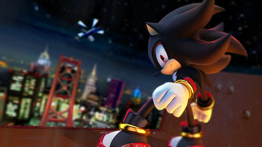 Shadow the Hedgehog und Background, Sonic Shadow und Silver the Hedgehog HD-Hintergrundbild