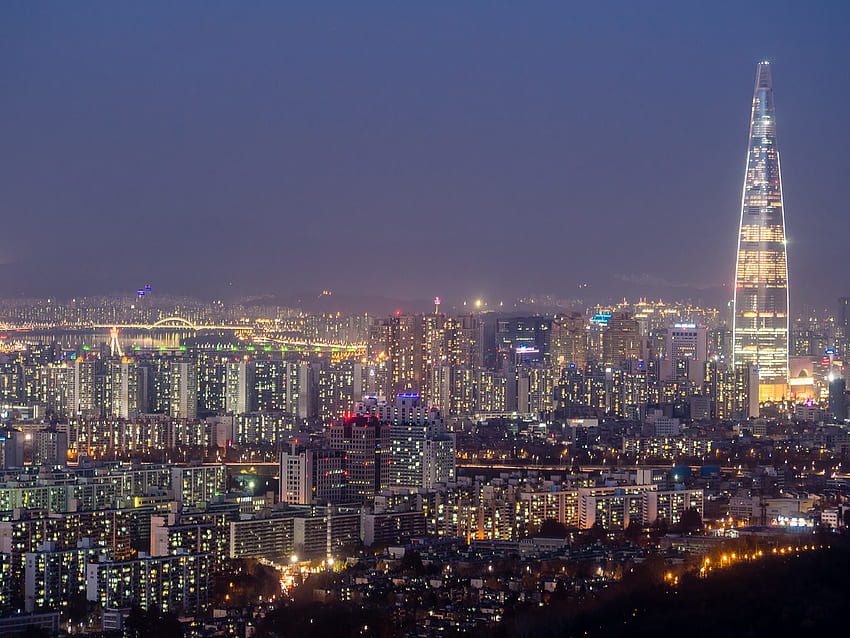 Lotte World Tower Guryongsan Seoul South Korea. Lotte World HD wallpaper