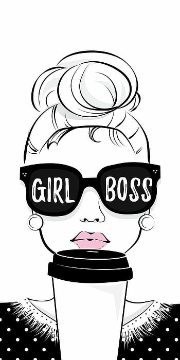 Boss Girl boss doodle girl hashtag pink quote quotes saying  sayings HD phone wallpaper  Peakpx