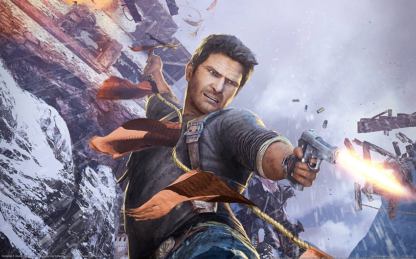 Uncharted 2 wśród złodziei Rozdzielczość Nathana Drake'a , gry , i tło - Jaskinia Tapeta HD