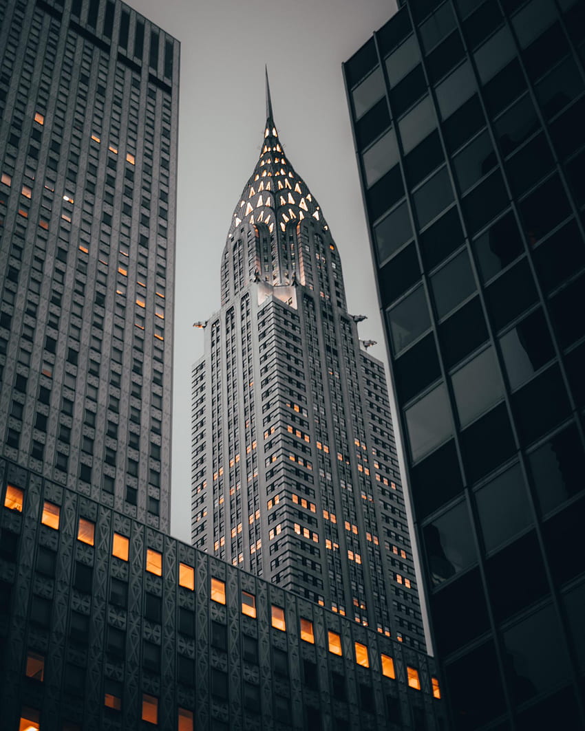 Chrysler Binası, New York : CityPorn HD telefon duvar kağıdı