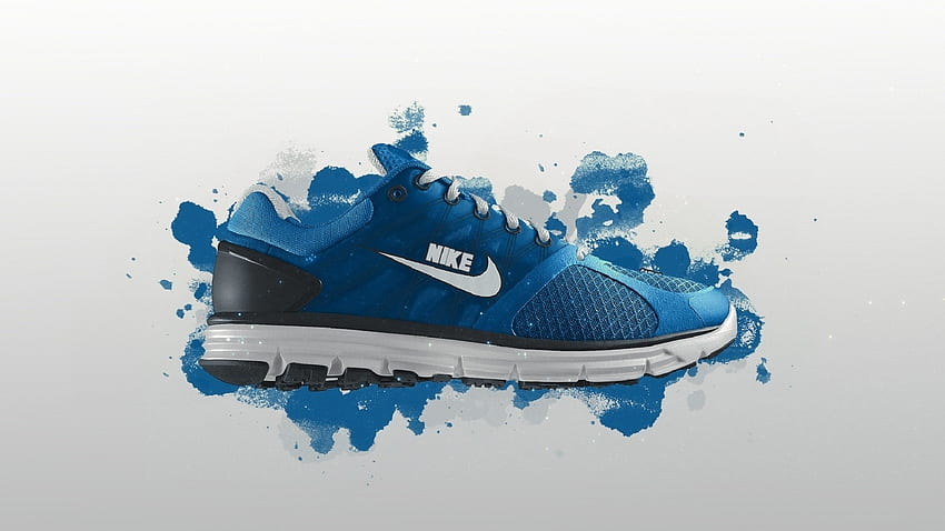 Preview nike, shoes, sneakers, blue, sports, style HD wallpaper