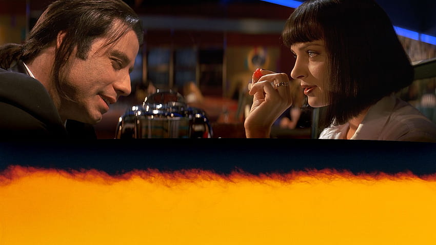 Vincent Vega & Mia Wallace - Pulp Fiction, Uma Thurman Pulp Fiction HD-Hintergrundbild