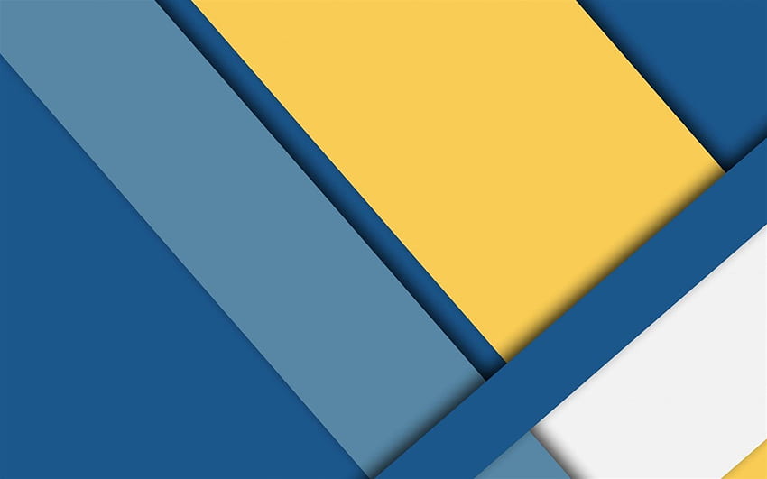 blue yellow abstract, geometric pattern, Rectangle HD wallpaper