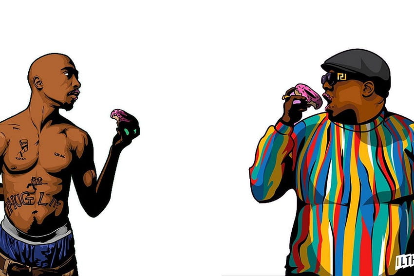 Tupac Cartoon, 2Pac and Biggie HD wallpaper | Pxfuel