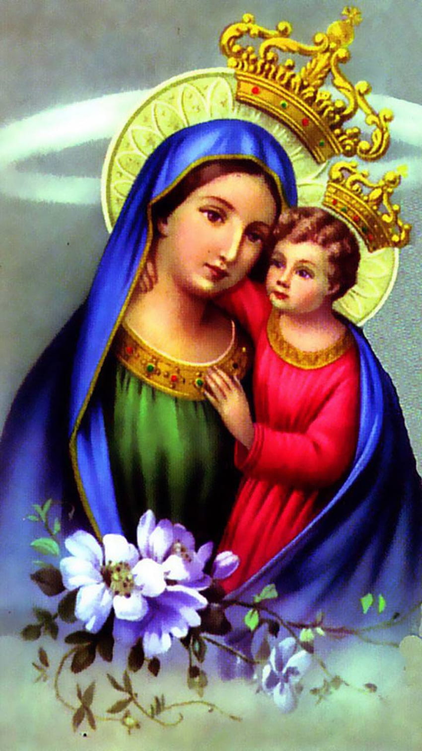 Mary and Baby Jesus HD phone wallpaper