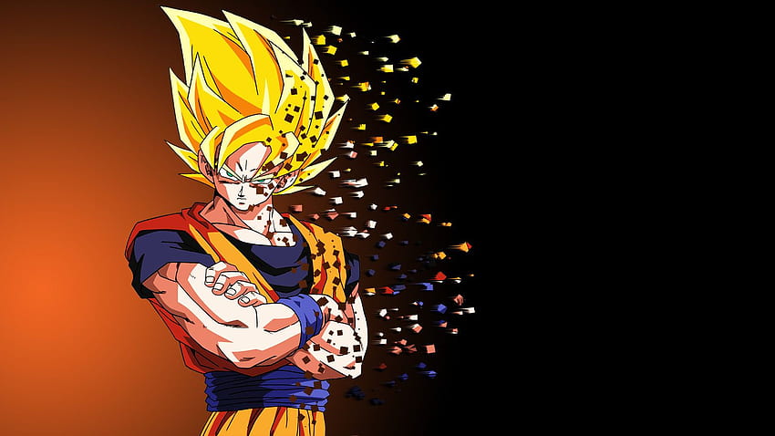 Super Goku Epic Pixel Art Wallpapers - Dragon Ball Wallpapers HD