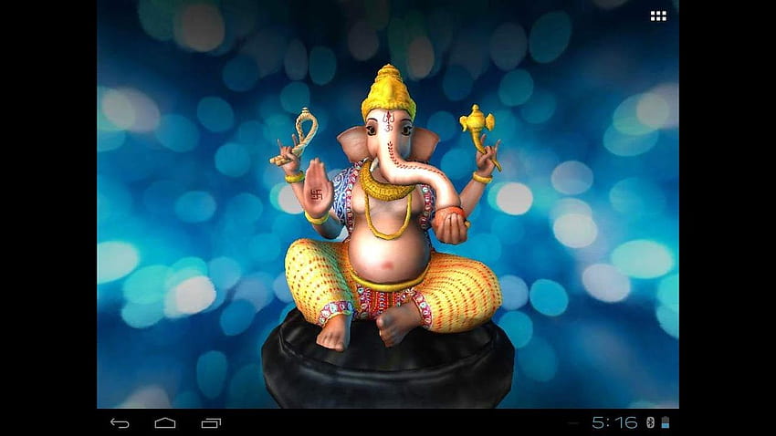 Ganesh's animated 3D mobile App, Live, Ganapati HD wallpaper | Pxfuel