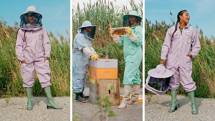 Как тези пчелари остават верни на себе си, дори в костюмите си. Teen Vogue, Apiary HD тапет
