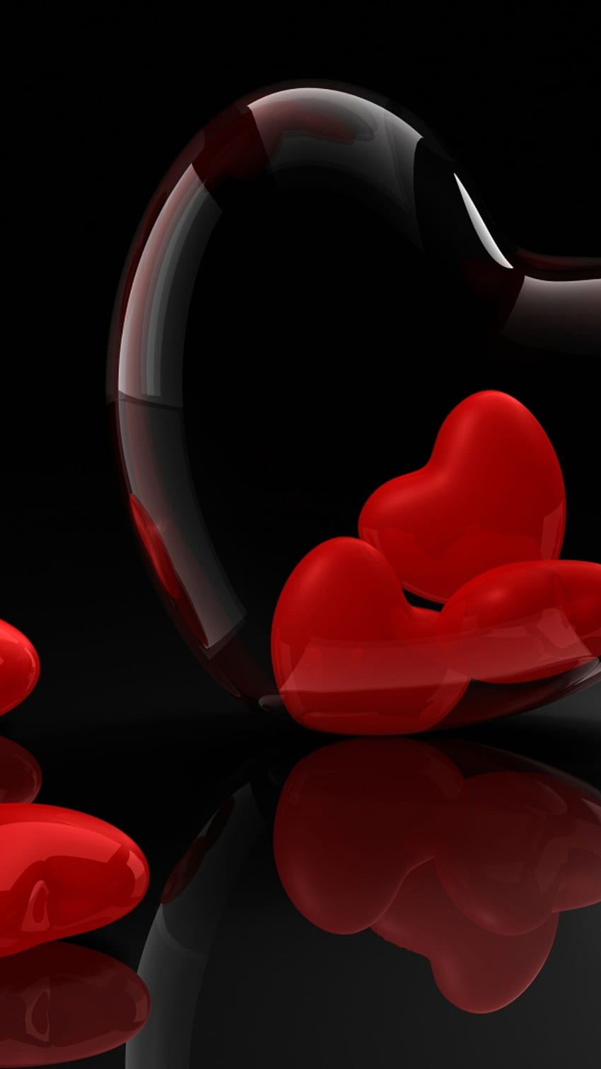Red Heart Blackandblack black iloveyou iphone line lock love  lovers HD phone wallpaper  Peakpx